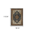 7' X 10' Blue Beige And Orange Oriental Area Rug With Fringe
