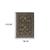 7' X 10' Blue And Beige Oriental Area Rug With Fringe