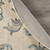 Homeroots Home Decor 5' Round Beige and Blue Filigree Area Rug