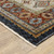 Homeroots Home Decor 5' x 8' Oriental Area Rug, Blue Red Beige Orange Gold Tan, Power Loom Stain Resistant with Fringe