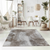 8' X 11' Brown Abstract Area Rug