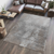 8' X 11' Brown Abstract Area Rug