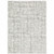 Homeroots Home Decor 5' x 8' Abstract Power Loom Stain Resistant Area Rug, White and Grey