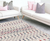 7' X 10' White Modern Geometric Grid Area Rug