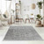 Homeroots Home Decor 7' x 10' Grey Oriental Area Rug