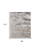 8' X 10' Tan Ivory And Blue Abstract Distressed Area Rug