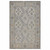 5’ x 8’ Blue and Tan Traditional Area Rug - 808230060524