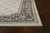 Homeroots Home Decor 9'x12' Ivory Grey Bordered Floral Indoor Area Rug, Ivory Grey, 9x12 Feet