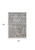 5' X 8' Gray Taupe And Silver Abstract Area Rug