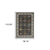 7' X 10' Blue And Ivory Oriental Area Rug With Fringe