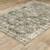 Homeroots Home Decor 5' x 7' Oriental Printed Area Rug, Green Brown Beige Yellow Olive, Stain Resistant Non-Skid