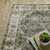 Homeroots Home Decor 5' x 7' Oriental Printed Area Rug, Green Brown Beige Yellow Olive, Stain Resistant Non-Skid
