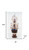 33" Blue and Brown 1700 Goto Predestination Hand Painted Decorative Boat