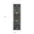 8' Navy Blue Oriental Runner Rug