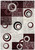 Homeroots Home Decor 3' x 13' Red and White Inverse Circles Runner Rug