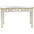 Set of Two 47" Silver and Champagne Mirrored Glass Console Table and Mirror