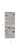 10' Ivory Tan And Blue Abstract Distressed Runner Rug