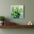 Green Modern Abstract Shamrocks Unframed Wall Art