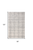 8' X 10' Ivory And Gray Wool Plaid Tufted Handmade Stain Resistant Area Rug