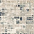 Homeroots Home Decor 8’ x 11’ Beige Blue Abstract Tiles Distressed Area Rug, Beige Blue, 132 x 96 Inches