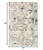 8' X 11' Blue and Beige Abstract Area Rug