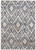 9' X 12' Ivory Gray And Taupe Geometric Power Loom Stain Resistant Area Rug