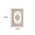 3' X 5' Beige and Ivory Oriental Power Loom Area Rug