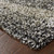 Homeroots Home Decor 6' x 9' Charcoal Silver and Grey Abstract Shag Power Loom Stain Resistant Area Rug