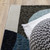 Homeroots Home Decor 2' x 8' Geometric Runner Rug, Blue Grey Charcoal Purple, Power Loom Stain Resistant