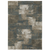 8' X 11' Teal Blue Geometric Power Loom Area Rug