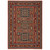 Homeroots Home Decor 5' X 8' Oriental Area Rug, Red Blue Beige and Green, With Fringe