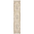 Homeroots Home Decor 3'x12' Beige and Ivory Center Jewel Runner Rug