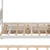 White Wood Full Canopy Bed With Trundle And Drawers