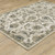 Homeroots Home Decor 6' x 9' Oriental Power Loom Stain Resistant Area Rug, Beige Gold Blue and Grey