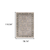7' X 10' Gray And Blue Oriental Distressed Area Rug With Fringe