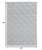 Homeroots Home Decor 5’ x 7’ Gray Diamond Lattice Modern Area Rug, Gray