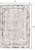 4' X 6' Gray and Ivory Abstract Power Loom Area Rug