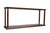 9.5" x 38.5" x 16" Display Case for Cruise Liner Midsize Classic Brown