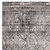 7' X 10' Gray and Ivory Oriental Distressed Area Rug