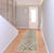 Homeroots Home Decor 8' Ivory Gray and Taupe Wool Floral Hand Knotted Stain Resistant Runner Rug