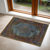 3' X 5' Blue And Beige Oriental Area Rug
