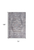 6' X 9' Grey Medallion Distressed Washable Area Rug