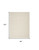 Homeroots Home Decor 7' x 10' Ivory and Grey Floral Stain Resistant Non Skid Area Rug