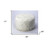 30" White Faux Fur Round Pouf Ottoman