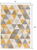 8' X 10' Yellow and Ivory Geometric Area Rug