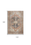 9' X 12' Orange Brown And Taupe Abstract Area Rug