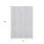10' X 14' Lavender And Ivory Geometric Washable Area Rug With UV Protection