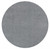 Homeroots Home Decor 8' Round Polyester Area Rug, Grey