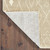 Homeroots Home Decor 8' x 10' Geometric Area Rug, Sand and Ivory, Power Loom Stain Resistant