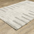Homeroots Home Decor 8' x 11' Ivory and Grey Geometric Power Loom Stain Resistant Area Rug, Ivory and Grey